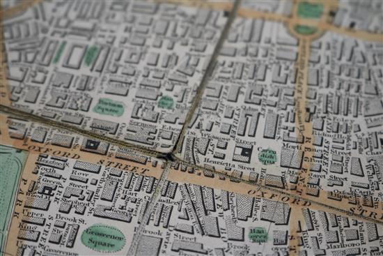 Reeves, William Pember - New Zealand, A New Map of London and Westminster, Pocket edition and Grays Elergy,